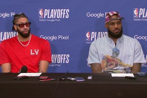 詹姆斯采訪(fǎng)：掘金這支球隊在進(jìn)攻端沒(méi)有任何弱點(diǎn)，是我生涯交手過(guò)的最強球隊之一！