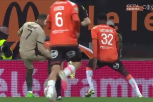 過(guò)于夸張姆巴佩空中油炸丸子穿襠送助攻，步頻快到看不清！